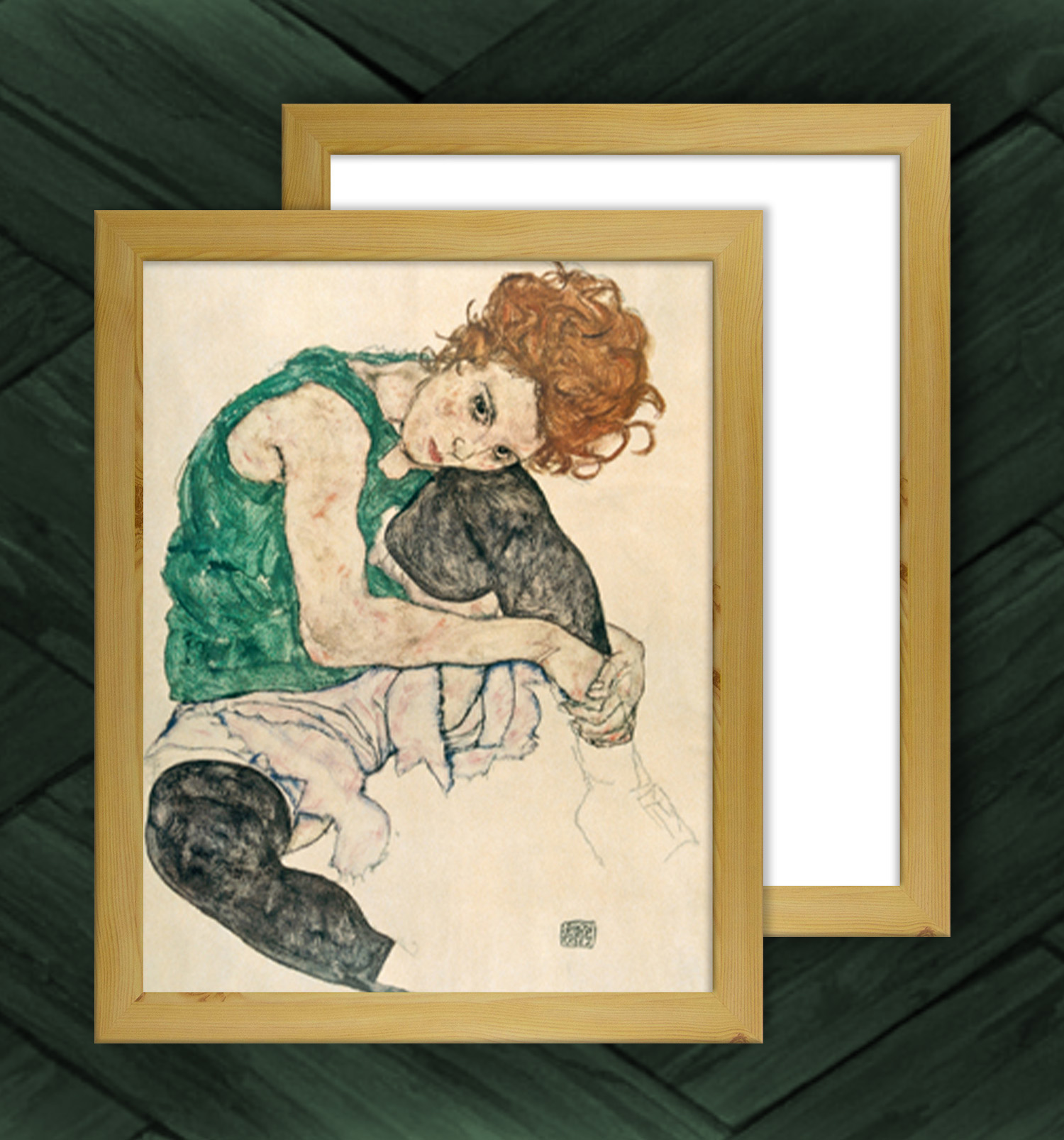 Bilderrahmen Misano 55x55 cm Rückwandfarbe und Verglasung wählbar