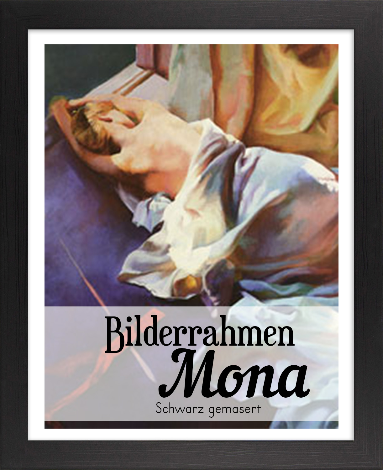 Mona 38 x 51 cm Bilderrahmen Homedeco 24 Holzwerkstoff Wahl Farbe Verglasung 