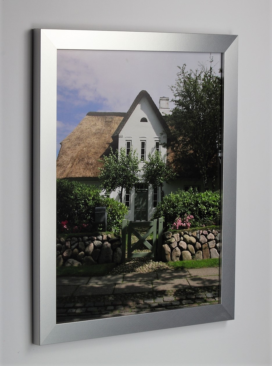 Bilderrahmen Bonanza In Alu Geburstet Grossenwahl Foto Poster Rahmen Ebay