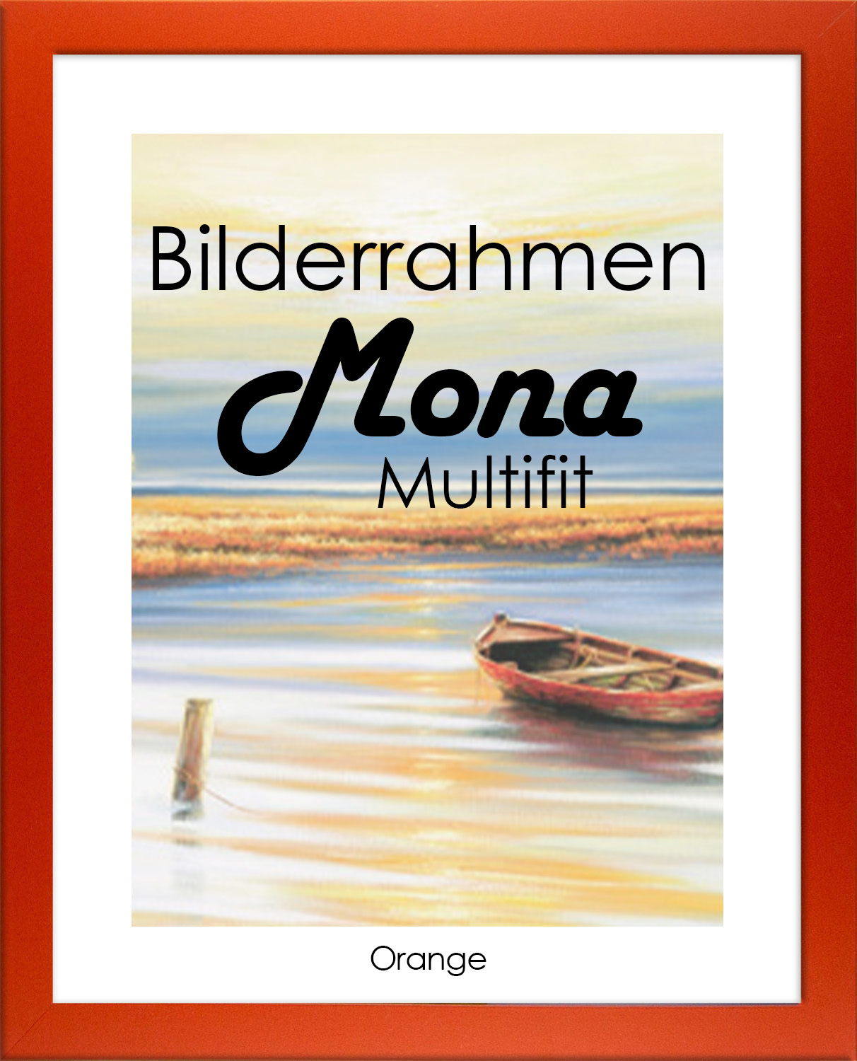 Bilderrahmen Mona MULTIFIT 30x42 cm mit weißer Rückwand 42x30 cm Foto Poster
